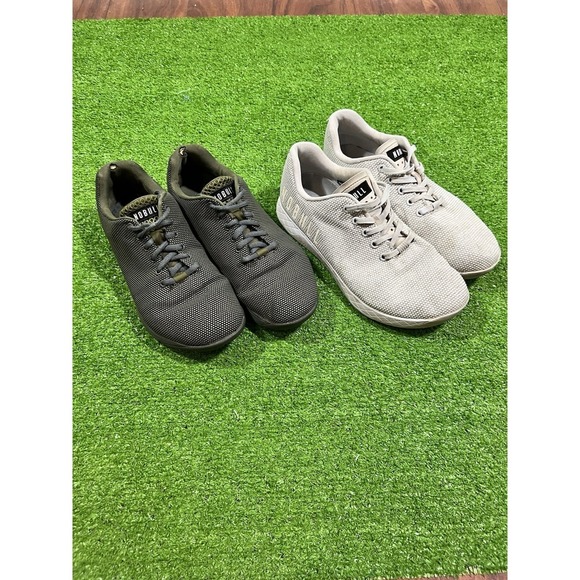 NoBull Outwork Trainers Womens 8.5 (2) Green & Gray Cross Training Super Fabric - Picture 1 of 15